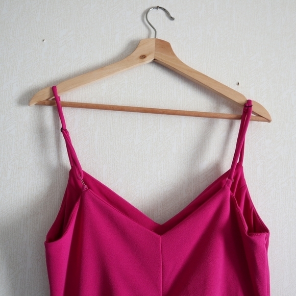 LOVE Nickie Lew Sparkle Pink Ruched side Stretch Dress - Picture 7 of 15